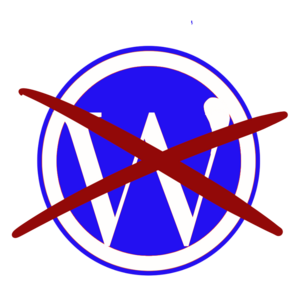 No more WordPress